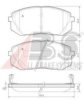 A.B.S. 37622 OE Brake Pad Set, disc brake